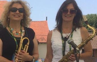 Jane Tuff (sax) & Sue Richardson (tpt/vox) with The Neal Richardson Trio