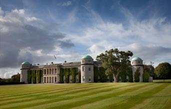 view of the Goodwood House stately home