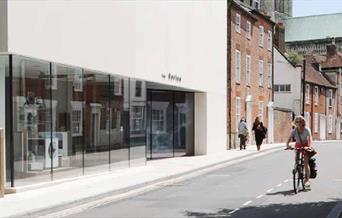 view of the entrance to the museum