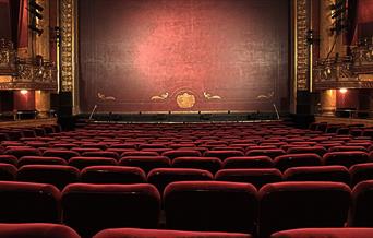 Empty seats in a performance theatre