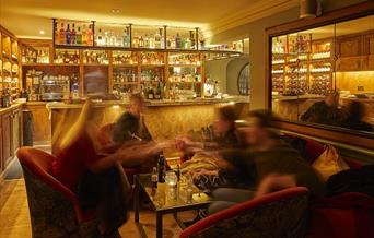E Street Bar and Grill inside table