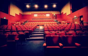 inside the theatre showing the seating layout