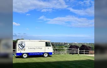 Polly the Food Truck at Lancing College Chapel this Summer