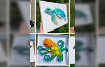 Make Your Own Recycled Art Sea Creature