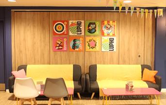 Brew cafe seating area lewes