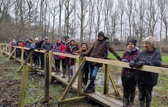 Walkers enjoying the countryside