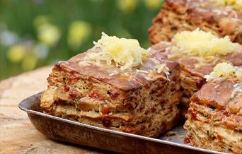 High Weald Cheddar and wild garlic scones
