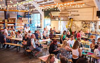 firebird brewery full of people