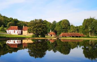Landscape view of the Weald & Downland Living Museum