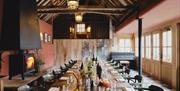 Group dining area at The Swan