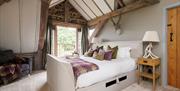 Bedroom with balcony