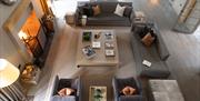 Living rooms with fire