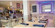 Into the Blue restaurant inside dining area