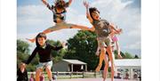 Kids enjoying Fishers Farm in the sunshine