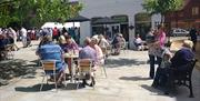The outside of Garton's coffee house