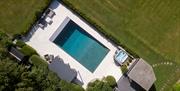 Swimming pool from the air