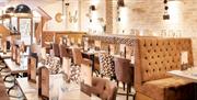 Indoor seating of The Gravy Boat in Littlehampton