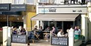 The outside of the Beach House bar cafe