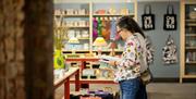 Charleston in Lewes shop woman shopping