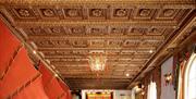 ornate ceiling with Chinese styling