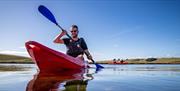 kayaker on cuckmere