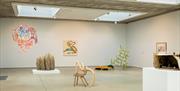 Installation view of 'Immortal Apples, Eternal Eggs' at Hastings Contemporary, a still life exhibition in 2024-25