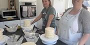 Learning to crumb coat a cake