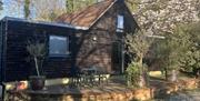 Outside view of the property with front patio area