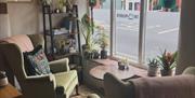 Cosy seating looking out of the window