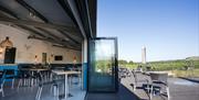 View of Tasting Room and balcony