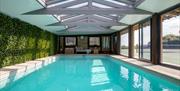 Indoor heated pool available to staying guests