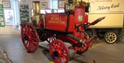 Newest addition to the collection: Bexhill's first fire engine from 1895, lovingly restored by the museum team.