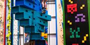 Climbing fun at Clip 'n Climb Crawley