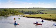 Canoeing at Cuckmere Haven, Seven Sisters Country Park