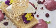 beautifully presented food on a plate