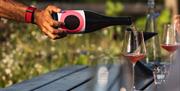 wine pouring for tasting