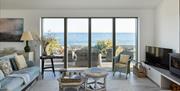 Living room overlooking the sea