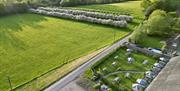 aerial view of the garden