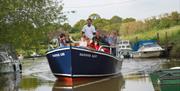 Our ferry, the Dannie Lee, used for boat trips.
