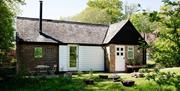 view of the cottage and garden
