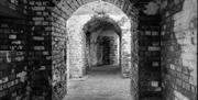 brick tunnels at the fort