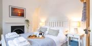 The master bedroom at Vine Cottage