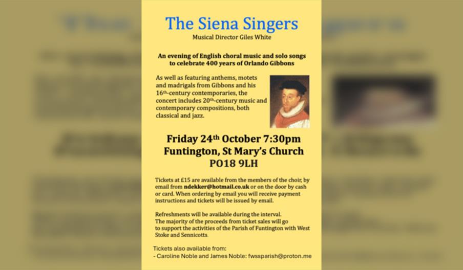 The Siena Singers Concert The Siena Singers Concert